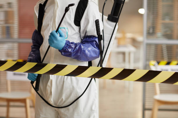 Professional Trauma Scene Cleanup technician working in Evansville, IL